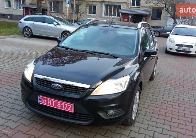 Черный Форд Фокус, объемом двигателя 1.6 л и пробегом 196 тыс. км за 5000 $, фото 1 на Automoto.ua