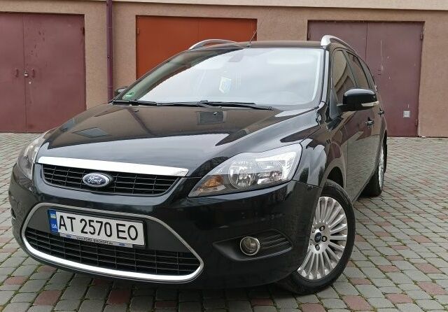 Черный Форд Фокус, объемом двигателя 1.6 л и пробегом 208 тыс. км за 6565 $, фото 1 на Automoto.ua