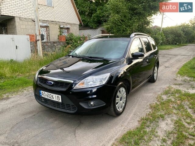 Черный Форд Фокус, объемом двигателя 1.6 л и пробегом 260 тыс. км за 5300 $, фото 1 на Automoto.ua