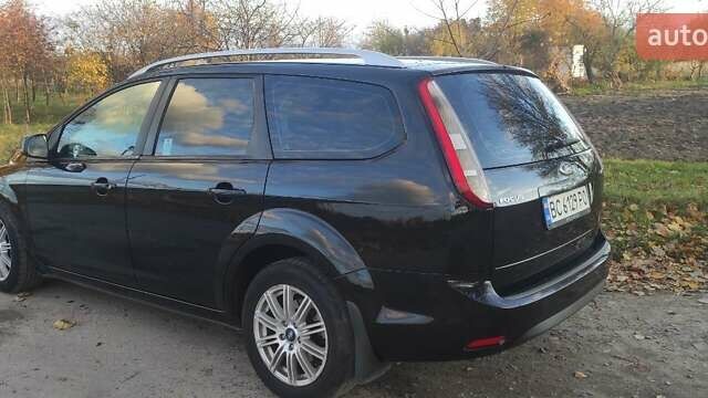 Форд Фокус 2009 в Каменке-Бугской на Automoto.ua Черный Форд Фокус, объемом двигателя 1.8 л и пробегом 356 тыс. км за 5200 $, фото 1 на Automoto.ua