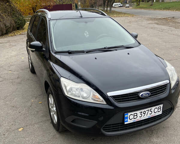 Черный Форд Фокус, объемом двигателя 1.6 л и пробегом 292 тыс. км за 5100 $, фото 1 на Automoto.ua