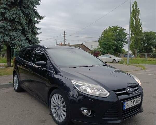 Черный Форд Фокус, объемом двигателя 1.6 л и пробегом 228 тыс. км за 7600 $, фото 1 на Automoto.ua