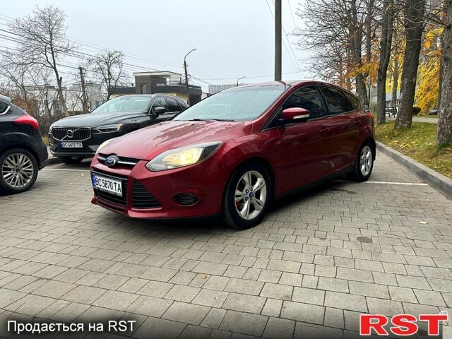 Красный Форд Фокус, объемом двигателя 2 л и пробегом 212 тыс. км за 6200 $, фото 1 на Automoto.ua