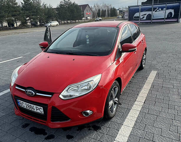 Красный Форд Фокус, объемом двигателя 2 л и пробегом 109 тыс. км за 7300 $, фото 1 на Automoto.ua