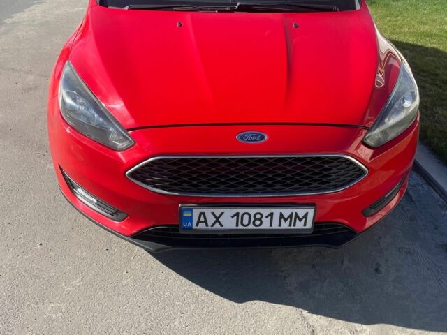 Красный Форд Фокус, объемом двигателя 2 л и пробегом 200 тыс. км за 6500 $, фото 1 на Automoto.ua
