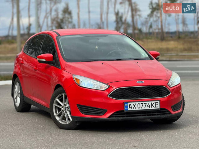 Красный Форд Фокус, объемом двигателя 2 л и пробегом 220 тыс. км за 7800 $, фото 1 на Automoto.ua