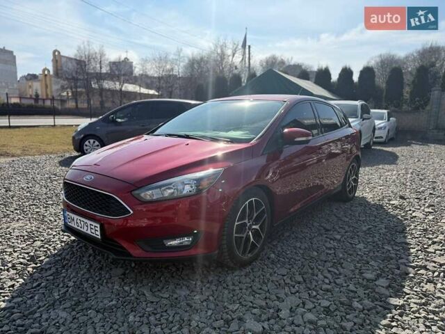 Красный Форд Фокус, объемом двигателя 2 л и пробегом 128 тыс. км за 9800 $, фото 1 на Automoto.ua