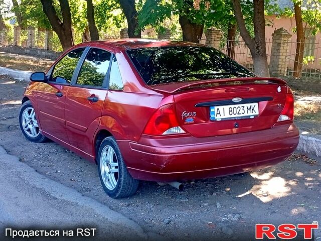 Красный Форд Фокус, объемом двигателя 2 л и пробегом 190 тыс. км за 2800 $, фото 1 на Automoto.ua
