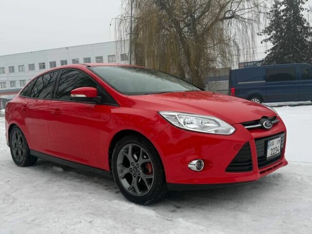 Красный Форд Фокус, объемом двигателя 2 л и пробегом 272 тыс. км за 6700 $, фото 1 на Automoto.ua