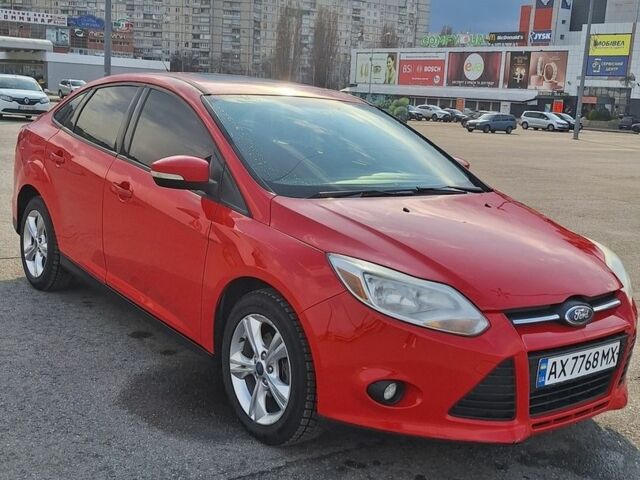 Красный Форд Фокус, объемом двигателя 2 л и пробегом 370 тыс. км за 6100 $, фото 1 на Automoto.ua