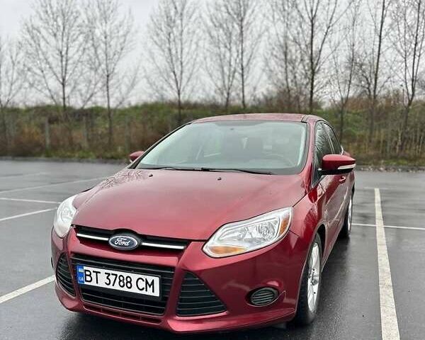 Красный Форд Фокус, объемом двигателя 2 л и пробегом 160 тыс. км за 6450 $, фото 1 на Automoto.ua