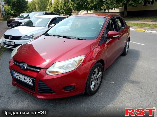Красный Форд Фокус, объемом двигателя 2 л и пробегом 235 тыс. км за 6500 $, фото 1 на Automoto.ua
