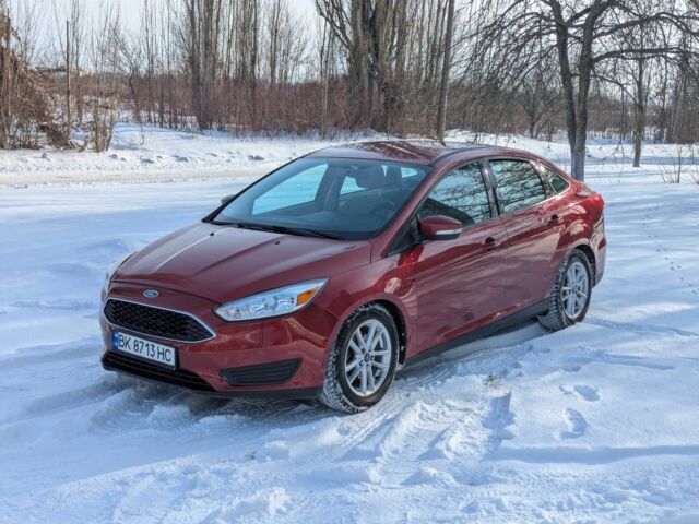 Красный Форд Фокус, объемом двигателя 2 л и пробегом 190 тыс. км за 6550 $, фото 1 на Automoto.ua