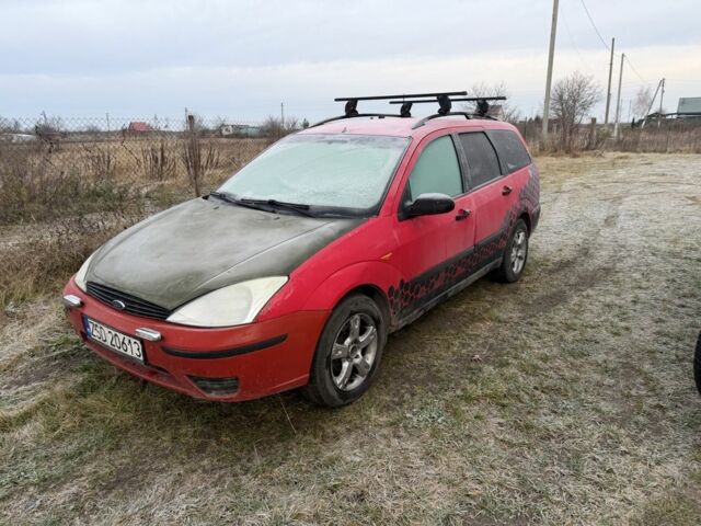 Красный Форд Фокус, объемом двигателя 1.8 л и пробегом 350 тыс. км за 999 $, фото 1 на Automoto.ua