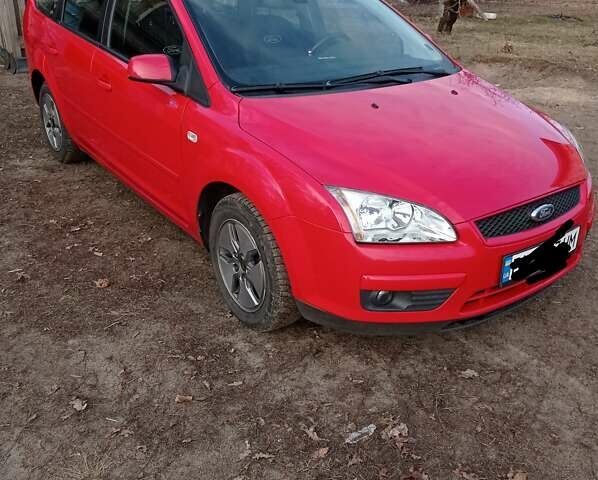 Форд Фокус 2007 в Заречном на Automoto.ua Красный Форд Фокус, объемом двигателя 1.6 л и пробегом 230 тыс. км за 4500 $, фото 1 на Automoto.ua