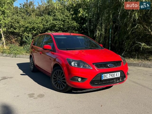 Красный Форд Фокус, объемом двигателя 1.6 л и пробегом 205 тыс. км за 5900 $, фото 1 на Automoto.ua
