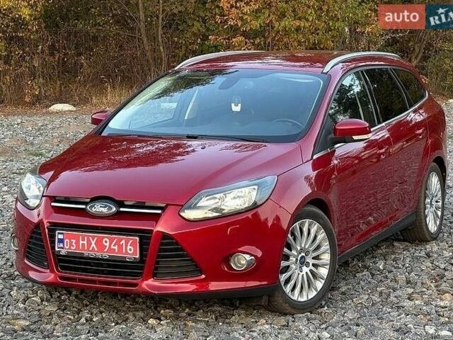 Красный Форд Фокус, объемом двигателя 1.6 л и пробегом 220 тыс. км за 6799 $, фото 1 на Automoto.ua