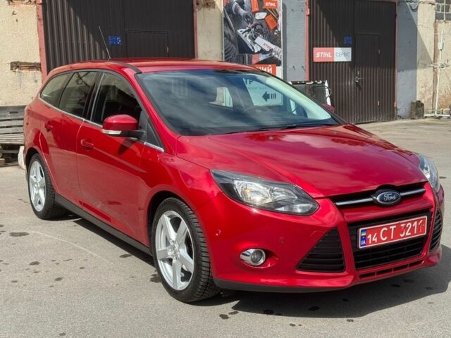 Красный Форд Фокус, объемом двигателя 1.6 л и пробегом 215 тыс. км за 7600 $, фото 1 на Automoto.ua