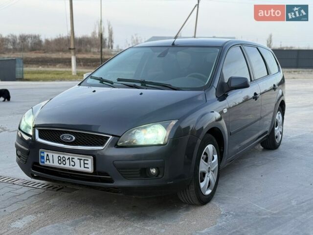 Сірий Форд Фокус, об'ємом двигуна 1.6 л та пробігом 221 тис. км за 4600 $, фото 1 на Automoto.ua