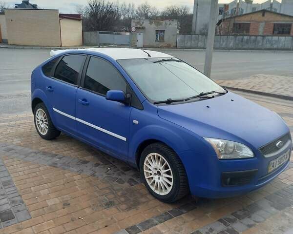 Синий Форд Фокус, объемом двигателя 1.6 л и пробегом 270 тыс. км за 4100 $, фото 1 на Automoto.ua