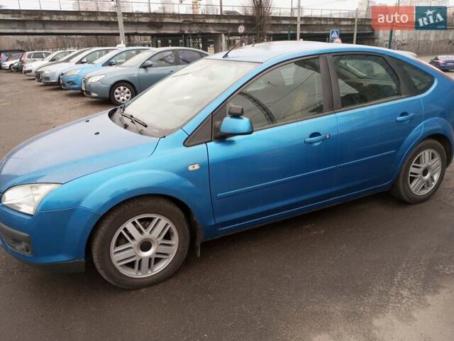 Синий Форд Фокус, объемом двигателя 1.6 л и пробегом 195 тыс. км за 6000 $, фото 1 на Automoto.ua