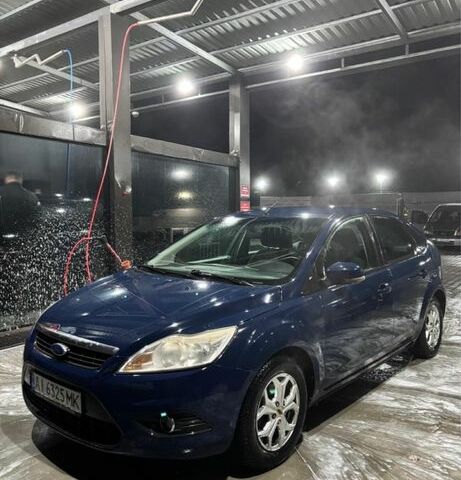 Синий Форд Фокус, объемом двигателя 1.4 л и пробегом 212 тыс. км за 3800 $, фото 1 на Automoto.ua
