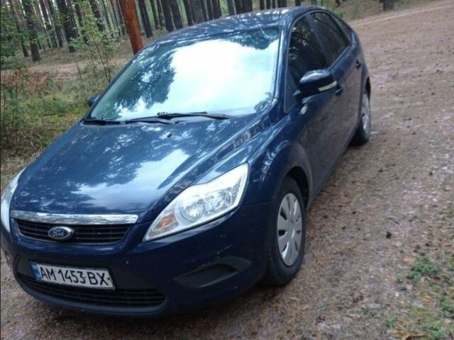Синий Форд Фокус, объемом двигателя 1.4 л и пробегом 210 тыс. км за 5100 $, фото 1 на Automoto.ua
