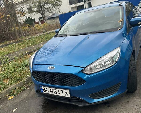 Синій Форд Фокус, об'ємом двигуна 2 л та пробігом 215 тис. км за 8000 $, фото 1 на Automoto.ua