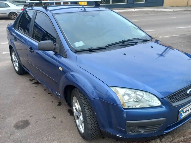 Синий Форд Фокус, объемом двигателя 1.6 л и пробегом 215 тыс. км за 5000 $, фото 1 на Automoto.ua