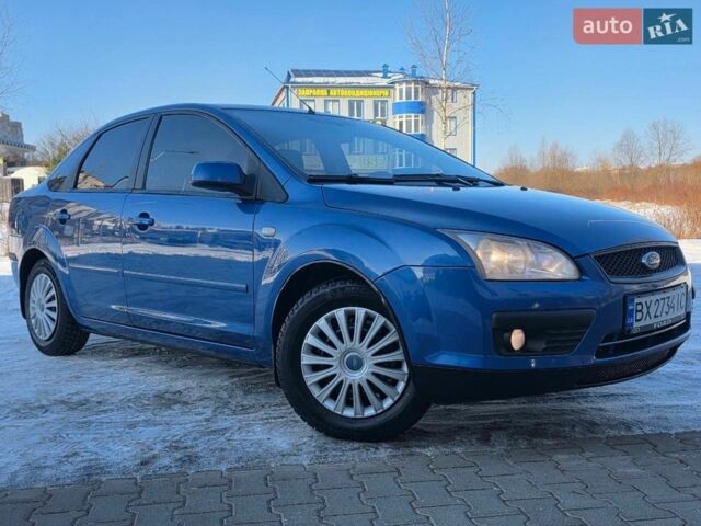Синий Форд Фокус, объемом двигателя 1.6 л и пробегом 237 тыс. км за 5000 $, фото 1 на Automoto.ua
