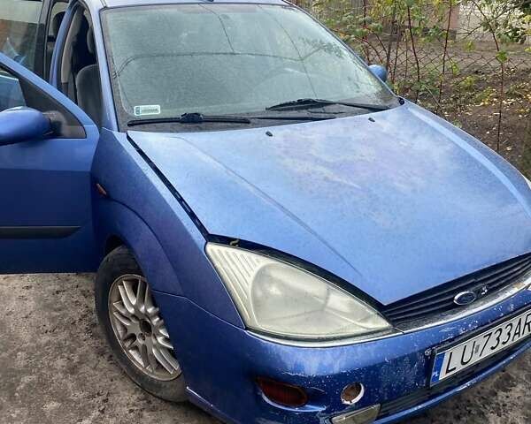 Синий Форд Фокус, объемом двигателя 1.8 л и пробегом 200 тыс. км за 527 $, фото 1 на Automoto.ua