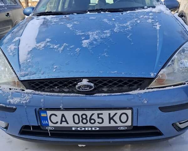 Синий Форд Фокус, объемом двигателя 1.6 л и пробегом 270 тыс. км за 4300 $, фото 1 на Automoto.ua
