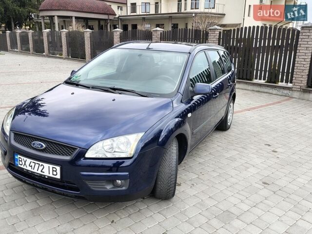 Синій Форд Фокус, об'ємом двигуна 1.6 л та пробігом 217 тис. км за 4500 $, фото 1 на Automoto.ua