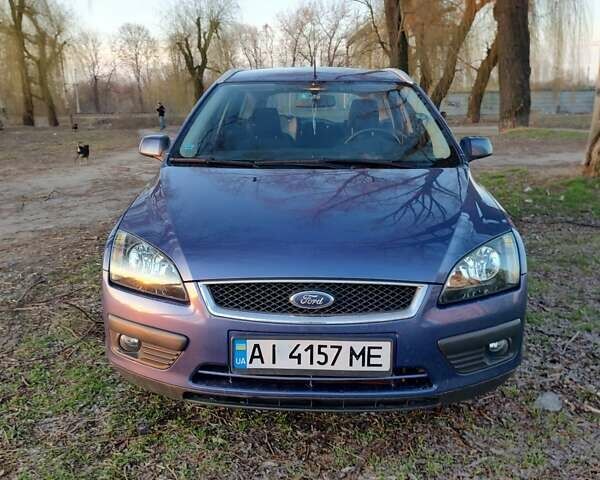 Синий Форд Фокус, объемом двигателя 2 л и пробегом 197 тыс. км за 4100 $, фото 1 на Automoto.ua