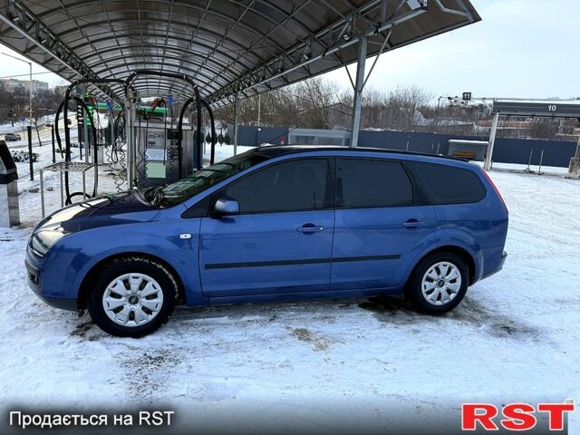 Синий Форд Фокус, объемом двигателя 1.6 л и пробегом 220 тыс. км за 4500 $, фото 1 на Automoto.ua