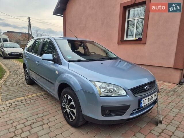 Синий Форд Фокус, объемом двигателя 1.6 л и пробегом 213 тыс. км за 5250 $, фото 1 на Automoto.ua