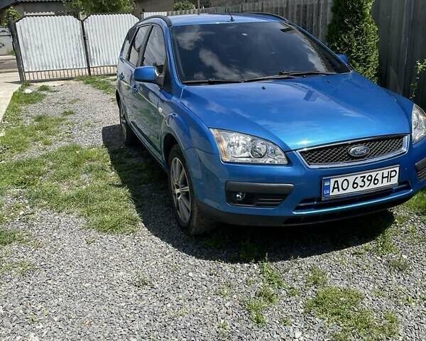 Синий Форд Фокус, объемом двигателя 1.6 л и пробегом 245 тыс. км за 3800 $, фото 1 на Automoto.ua