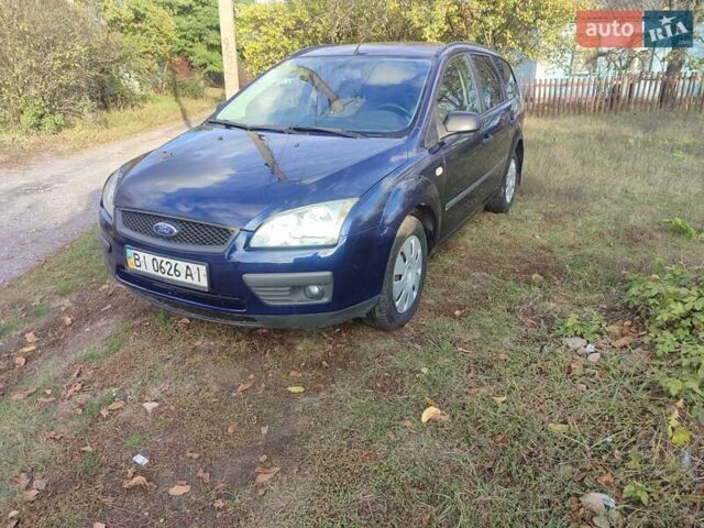 Синий Форд Фокус, объемом двигателя 1.6 л и пробегом 253 тыс. км за 4500 $, фото 1 на Automoto.ua