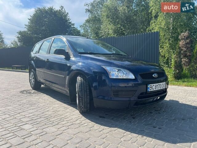 Синий Форд Фокус, объемом двигателя 1.6 л и пробегом 340 тыс. км за 3850 $, фото 1 на Automoto.ua