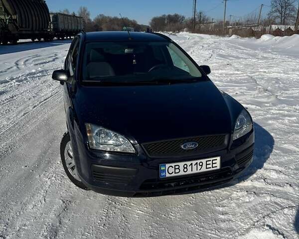 Синий Форд Фокус, объемом двигателя 1.6 л и пробегом 246 тыс. км за 4600 $, фото 1 на Automoto.ua