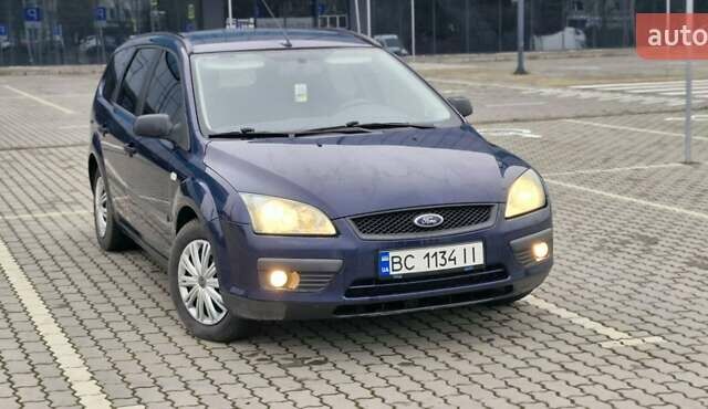 Синий Форд Фокус, объемом двигателя 1.6 л и пробегом 300 тыс. км за 4300 $, фото 1 на Automoto.ua