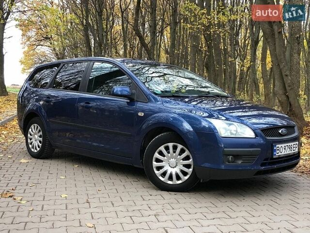 Синий Форд Фокус, объемом двигателя 1.6 л и пробегом 257 тыс. км за 4450 $, фото 1 на Automoto.ua