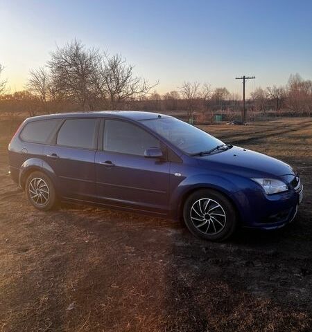 Синий Форд Фокус, объемом двигателя 1.6 л и пробегом 246 тыс. км за 6000 $, фото 1 на Automoto.ua