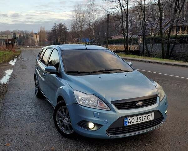 Синій Форд Фокус, об'ємом двигуна 2 л та пробігом 216 тис. км за 4950 $, фото 1 на Automoto.ua