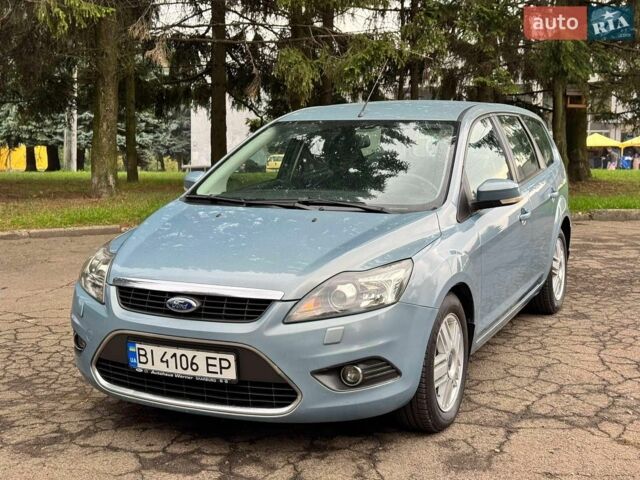 Синий Форд Фокус, объемом двигателя 2 л и пробегом 280 тыс. км за 4450 $, фото 1 на Automoto.ua