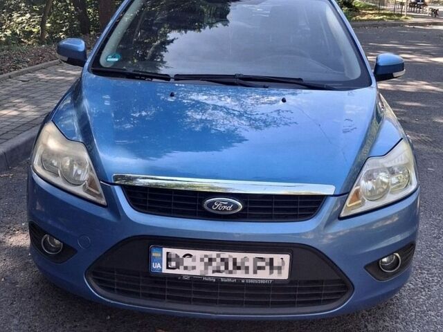 Синій Форд Фокус, об'ємом двигуна 2 л та пробігом 337 тис. км за 4500 $, фото 1 на Automoto.ua