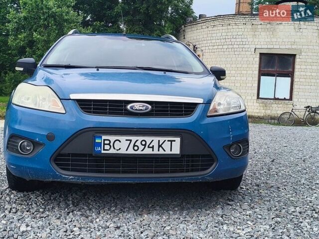 Синий Форд Фокус, объемом двигателя 1.6 л и пробегом 215 тыс. км за 5100 $, фото 1 на Automoto.ua