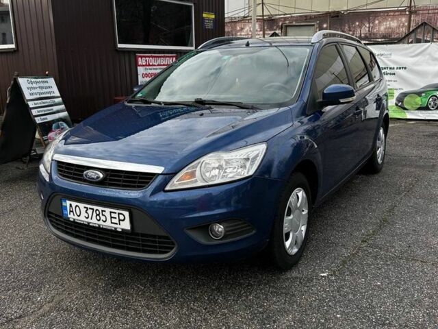 Синий Форд Фокус, объемом двигателя 1.6 л и пробегом 217 тыс. км за 5500 $, фото 1 на Automoto.ua