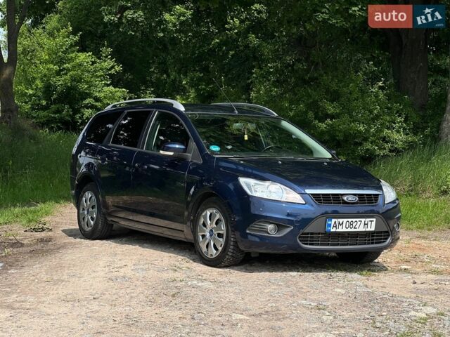 Синий Форд Фокус, объемом двигателя 1.6 л и пробегом 230 тыс. км за 5900 $, фото 1 на Automoto.ua