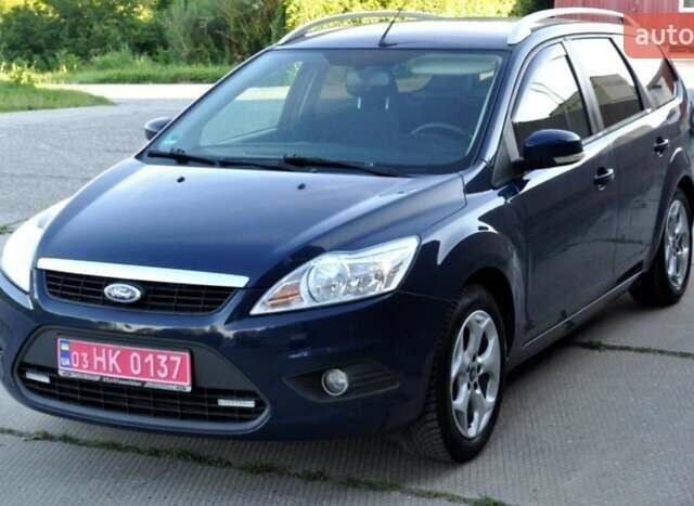 Синий Форд Фокус, объемом двигателя 1.6 л и пробегом 188 тыс. км за 6300 $, фото 1 на Automoto.ua